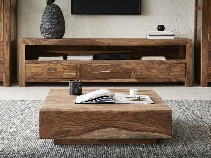 Coffee table made of solid sheesham wood - INMARWAR