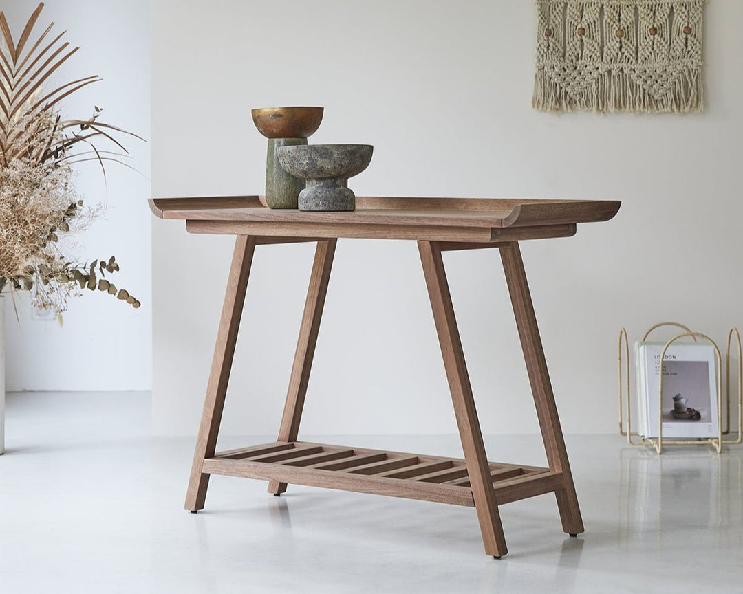 Console table made of solid acacia wood - INMARWAR