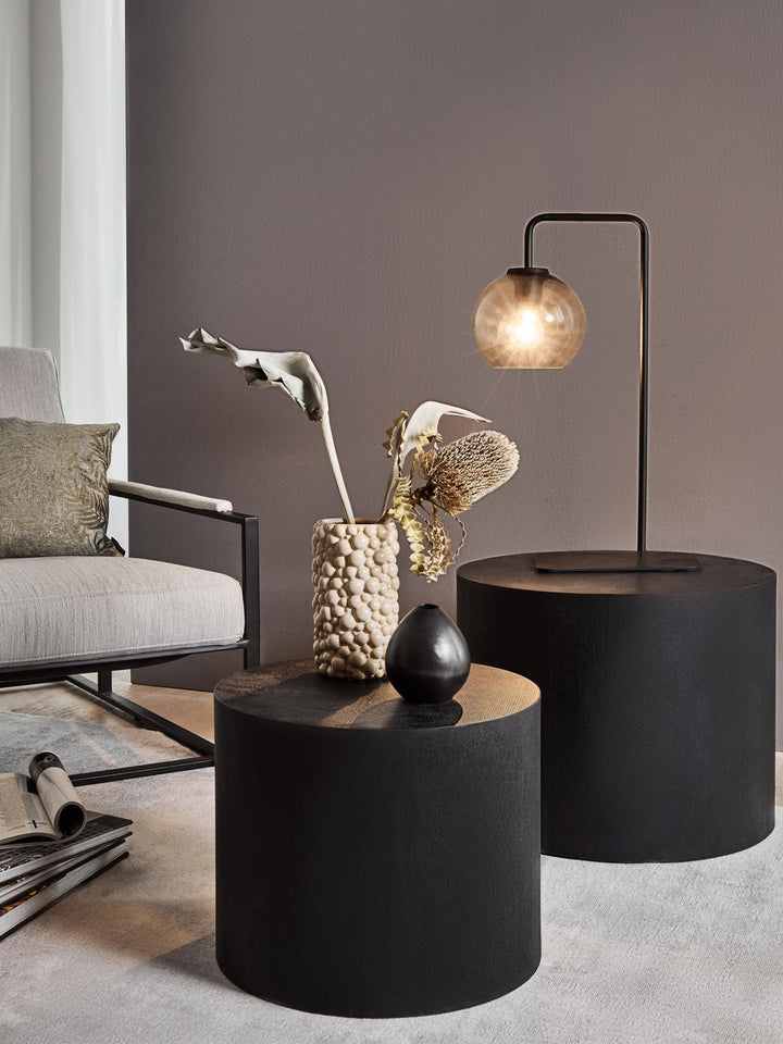 Set of two tables suitable as a nesting tables or coffee table made of solid mango wood - INMARWAR