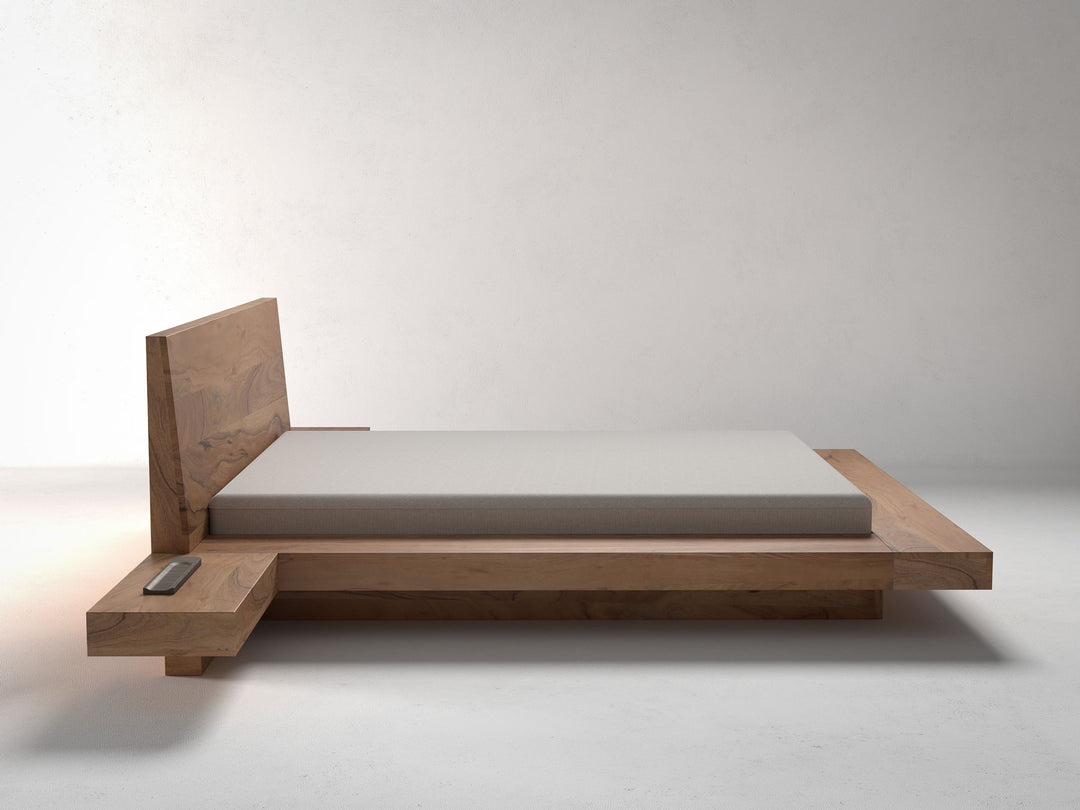 Bed, acacia wood