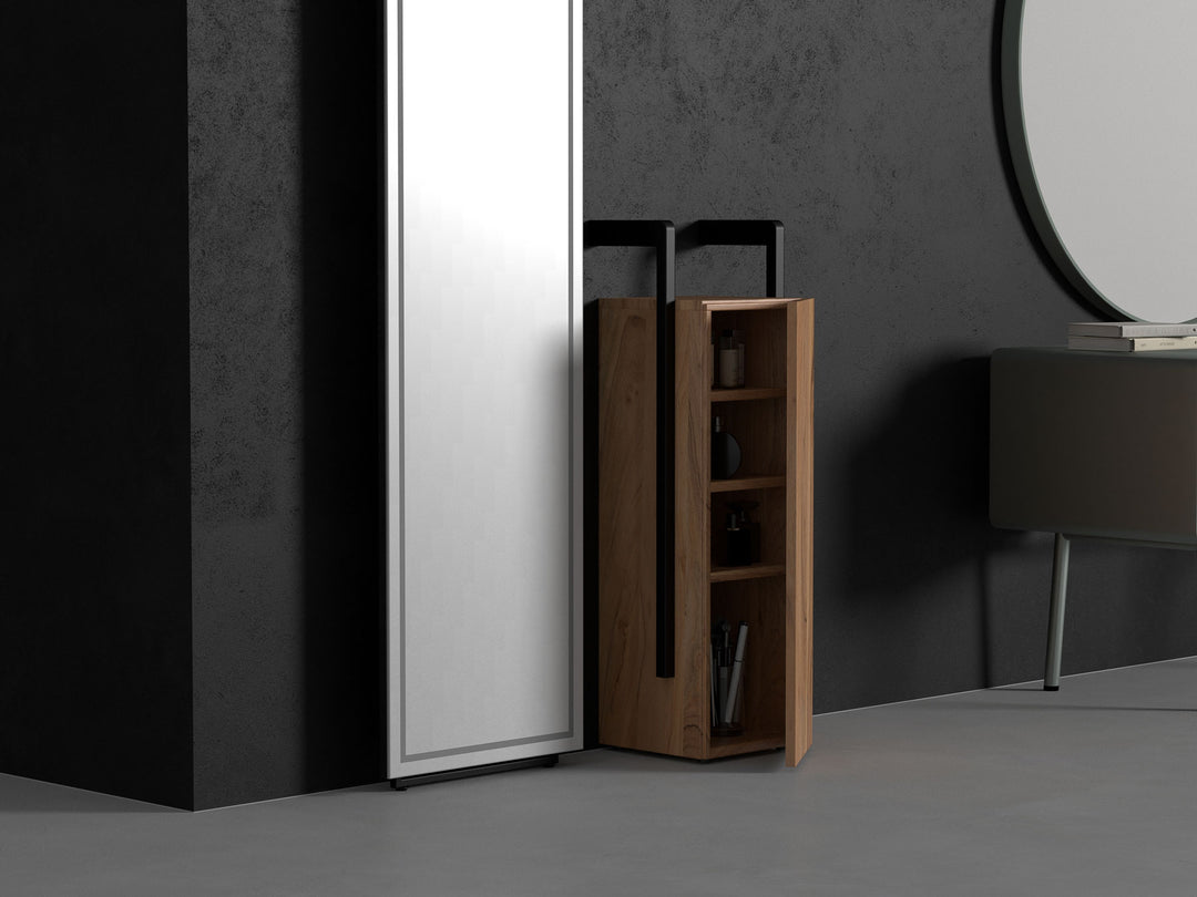 Dressing Table, solid acacia wood and steel, 1 Door