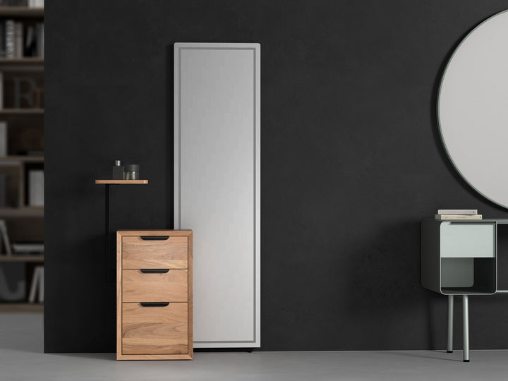 Dressing Table, solid acacia wood and steel, 3 drawers