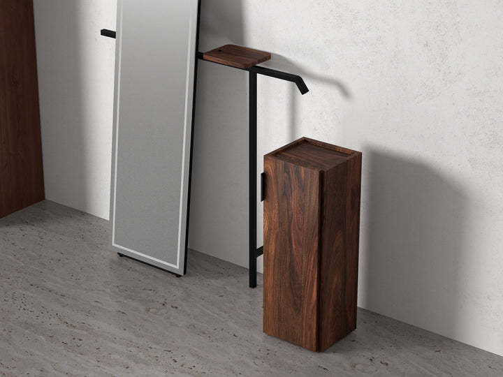 Dressing Table, solid sheesham wood and steel, 1 Door