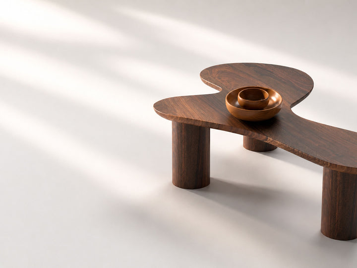 Coffee table, solid sheesham wood