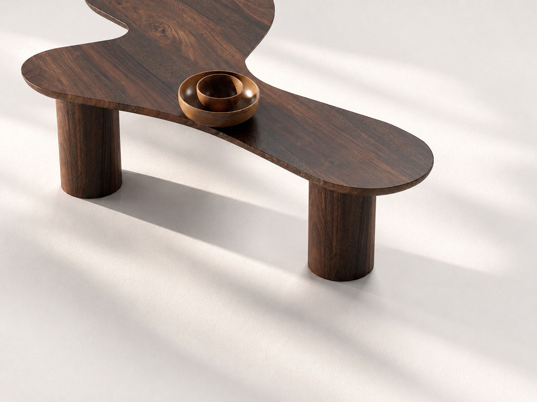 Coffee table, solid sheesham wood