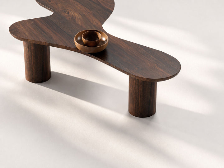 Coffee table, solid sheesham wood