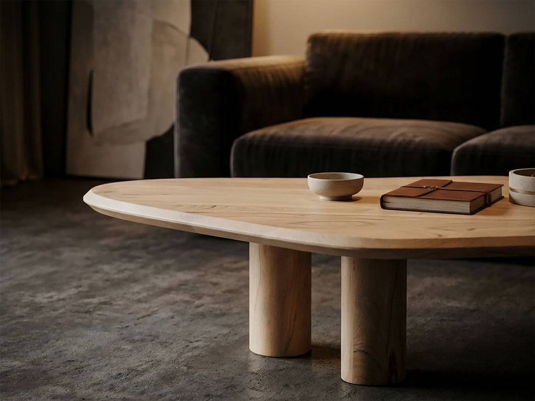 Coffee table, solid acacia wood