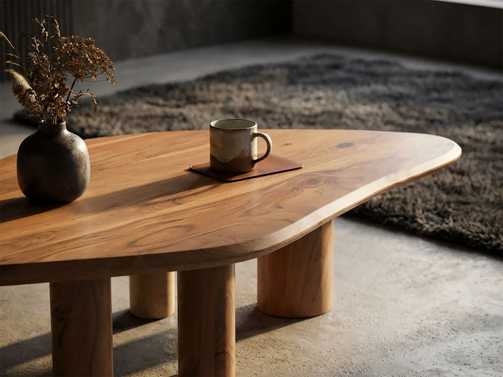 Coffee table, solid acacia wood