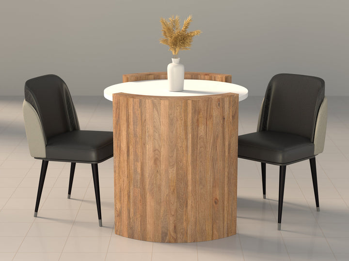2 Seater dining table made of solid mango wood - INMARWAR
