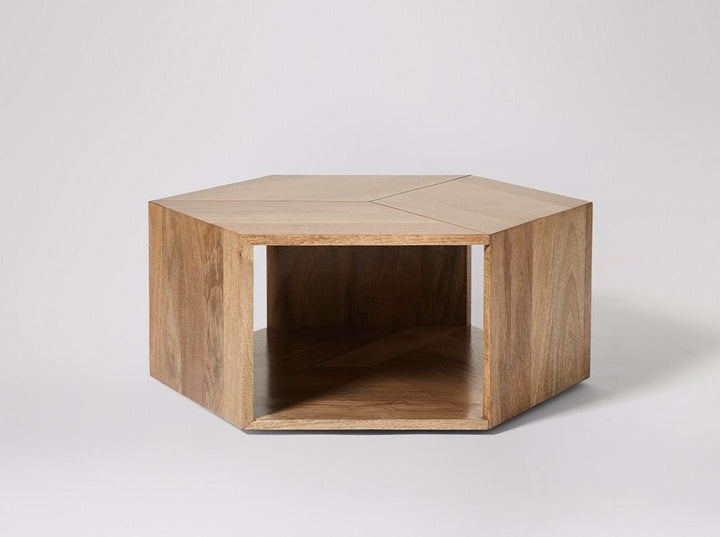 Coffee table made of solid mango wood - INMARWAR