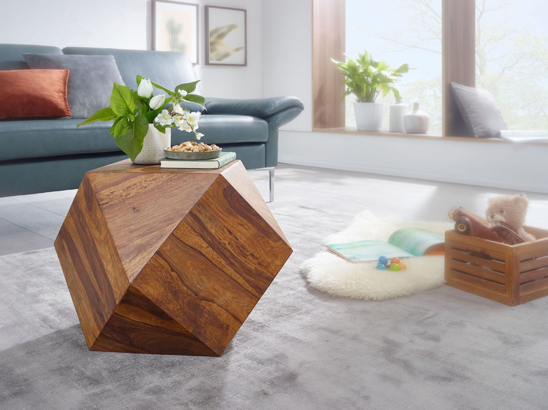 Coffee table made of solid sheesham wood - INMARWAR