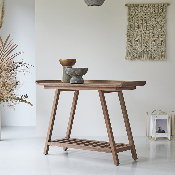 Console table made of solid acacia wood - INMARWAR